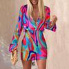Outono e inverno de 2023 fornecimento transfronteiriço saia conjunto de duas peças novo sexy moda executiva casual conjunto de saia de quadril