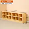 Armário baixo para jardim de infância Armário baixo para jardim de infância Armário baixo de madeira maciça com porta Estante de madeira maciça Armário baixo para jardim de infância Armário de armazenamento Outros