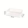 Caja de Almacenamiento para Refrigerador Tipo Cajón, Pet Transparente de Grado Alimenticio, Caja para Congelador de Empanadillas, Almacenamiento Sellado Personalizable