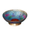 Nepal Xizang tazón colorido plato de dulces para plato de frutas plato de bocadillos tazón decorativo creativo para sala de estar tazón de pavo real tazón para servir de Buda