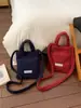 Bolsa Pequeña de Felpa Roja de Invierno para Mujer, Estilo Coreano Ins Linda Estudiante Casual Versátil Bolso Cruzado Bolso para Teléfono Móvil