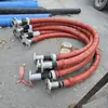 Manguera de Goma de Alta Presión con Diámetro Grande, Resistente al Desgaste y a la Presión, para Transferencia de Aceite y Agua, Manguera de Goma de Alta Presión con Brida, Manguera de Goma con Brida de Diámetro Grande