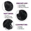 Trenzas de Ganchillo de Onda Profunda de 8 Pulgadas Cabello Sintético Extensiones de Cabello para Trenzar Rizadas de Onda Oceánica para Mujeres