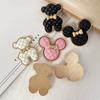 Lindo colgante de carcasa para teléfono móvil de oso Mickey DIY, accesorios para la cabeza de ropa, decoraciones de aleación, accesorios al por mayor