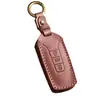Funda Protectora para Llave de Coche Adecuada para Volkswagen Touareg 17/18/19/20/21 Bolsa Hecha a Mano de Cuero Genuino para Touareg