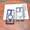 Para Samsung S25Ultra Soporte de Lente Funda para Teléfono Móvil S23P 2 en 1 Absorción Magnética Soporte Invisible Cubierta Protectora