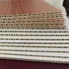 Decoração de Interiores Painéis de Parede Integrados de Fibra de Bambu e Madeira Teto Painéis de Instalação Rápida Painéis com Travas Plásticas de PVC À Prova de Fogo