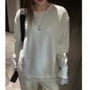 Camiseta de Manga Larga con Encaje Seleccionado Cuidadosamente para Mujer, Top Interior Casual Grueso de Terciopelo Alemán, Camisa Base Holgada Estilo Perezoso