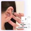 Uña de Dragón Mini Ópalo Clavo de Hueso de Oreja Acero de Titanio Médico Clavo de Oreja Agujeros de Oreja de Mujer Hermoso Clavo de Hueso de Oreja Clavo de Lóbulo de Oreja Caracol de Oreja