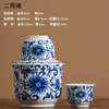 Conjunto Aquecedor de Vinho, Conjunto de Vinho Amarelo Aquecido, Bule de Vinho Nostálgico Antigo, Xícara de Vinho Branco Cerâmica Chinesa Doméstica, Divisor de Vinho