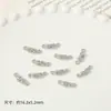 Colgante de mariposa dorada en forma de corazón transfronterizo, kit DIY para collar, pulsera, cadena de teléfono, colgante, materiales de accesorios hechos a mano
