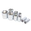 Oubang Dado Hexagonal 12.5mm 1/2 Espejo Métrico Acero Cromo Vanadio Llave de Vaso Herramienta de Reparación Automotriz Cabeza de Vaso Corta