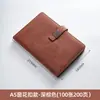 Cuaderno A5 Personalizado Libro de Registro de Reuniones Sencillo para Oficina de Negocios Cuaderno Engrosado con Hebilla que Se Puede Imprimir con Logo