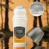Desodorante Antitranspirante Roll-On Portátil Transfronterizo con Contenido de Aluminio, Antitranspirante Desodorante Seco y de Larga Duración, Antitranspirante Roll-On Libre de Olor para Axilas, Piedra Antitranspirante