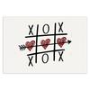 Nuevo Mantel Individual de Corazón para el Día de San Valentín Lino Letra Amor Estampado Mantel de Mesa Fiesta Festiva Transfronteriza Mantel Aislante para Mesa