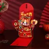 2026 Año del Caballo Sobre Rojo Estéreo 3D para Niños para Celebrar el Año Nuevo Bolsa de la Suerte Plegable Creativa Sobre Rojo de Año Nuevo