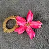 Flor Artificial Cabeça de Flor de Lírio Pequeno Flor de Lírio Perfumada Material para Guirlanda DIY Feita à Mão Decoração de Parede de Fundo de Casamento Flor