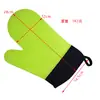 Guantes de Silicona Círculo Zan Nueve Guantes de Algodón Engrosado de Doble Capa para Horno de Microondas Horneado