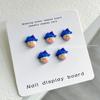 Joyas para uñas de dibujos animados salchicha divertida hermana de boca grande dopamina resina brillante decoración de uñas DIY accesorios al por mayor