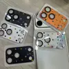 Película Protectora de Lente de Armadura Incrustada de Diamantes Integrada para iPhone 18P/18Pm/17P/17Pm Película Protectora Imitación Original para Lente de Teléfono Móvil
