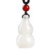 Pingente de cabaça de jade de ouro como Xinjiang Hotan jade Fulu anel duplo jade homens e mulheres pingente fabricantes fornecimento atacado