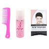 Touca de Cabelo Kony, Suporte, Solução de Cuidados, Pente de Cauda Fina, Pente de Dentes Largos, Modeladores de Cabelo, Presilha em U, Presilha Plana, Conjunto de Sete Peças, Conjunto de Cinco Peças