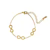 Venta Caliente Transfronteriza Verano Nicho Digital 8 Exquisito Collar Pulsera No se Desvanece Transfronterizo Dongguan Acero de Titanio Nueva Joyería