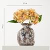 Jarrón de Cerámica de Gres Retro Estilo Shumen Wabi-Sabi Diseño Nicho B&B Escritorio Arreglo de Flores Secas Arreglo Floral Adornos