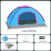 Tenda ao ar livre 2 pessoas camping engrossado equipamento portátil automático pop-up 3-4 pessoas camping ao ar livre à prova de chuva praia proteção solar