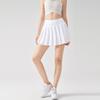 Saia plissada para Yoga Falsa de duas peças Antiderrapante Saia de Tênis Fitness Corrida Badminton Shorts Esportivos Roupas Externas Femininas Transfronteiriço
