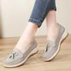 Zapatos Casuales Versátiles Cómodos de Nuevo Estilo para Primavera con Suelas Suaves Que No Cansan Tus Pies, Mocasines sin Cordones, Zapatos de Mamá, Zapatos tipo Bean