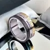 Calendario Romano Rotatorio Transfronterizo Anillo de Acero Inoxidable para Hombres con Diseño Giratorio