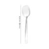 Espátula de acero inoxidable dormitorio de estudiantes cocina mini espátula pequeña cuchara sopera olla seca teppanyaki mango antiquemaduras utensilios de cocina pequeños