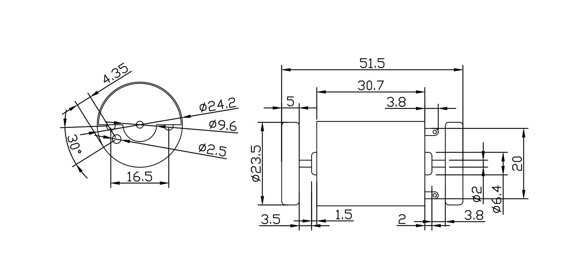 370 双扇形-图纸