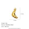 Acessórios DIY Transfronteiriços Europeus e Americanos Pingente de Aço Inoxidável Banhado a Ouro 18K Cavalo-Marinho Laço Estrela de Cinco Pontas Botas de Cowboy Pingente para Mulheres