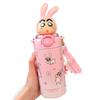 Copo de Água Co-Branded Shin-Chan Desenho Animado Fofo Portátil Copo Térmico com Canudo Infantil Chaleira de Água para Estudantes Copo para Meninos e Meninas