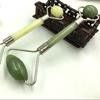 Uma peça de solda estilo não-seda natural jade beauty container Xiuyu massagem stick facial rolo de massagem Jade empurrar