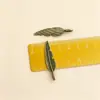 Acessórios para Joias de Liga DIY Metal Pena Folha Pingente Colar Pulseira Decoração de Presente Material Pingente
