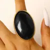 Pendientes Ovalados Geométricos de Resina Retro Simples Estilo Europeo y Americano Exagerados Elegantes de Gama Alta Nicho para Mujer