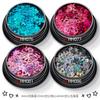 Quatro cantos céu estrelado coração de pêssego oco estrela de cinco pontas misturado lantejoulas para nail art pó glitter pó glitter cola para esmalte kg