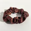 Goma para el pelo tipo scrunchie popular para mujer, con acabado satinado, Cuerda para el pelo elegante para mujer, Accesorio para moño simple, Adorno de pelo versátil