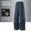 Pantalones Softshell para Senderismo de Montaña para Mujer, Resistentes al Viento e Impermeables para Exteriores, Pantalones de Esquí para Hombre, Pierna Recta, Desmontables, Dos Piezas, Pantalones Paracaidistas 26