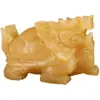 Piedra Cruda Natural Tallada de una Sola Pieza Jade Beige Dragón Tortuga Decoración para Sala de Estar Hogar Talla en Jade Vajilla de Jade Cabeza de Dragón Tortuga Adorno para Entrada