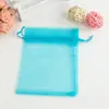 Bolsa de hilo de color sólido opcional multicolor para joyería, dulces, lavanda, bolsa de hilo para empaquetar, cierre de cordón, suministros para bodas, bolsa de embalaje