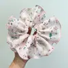 Estilo Coreano Primavera e Verão Suave Giratório Tamanho Grande Estilo Chinês Estampado Anel de Cabelo Intestino Grosso Renda Tiara Feminina Doce Corda de Cabelo Tendência
