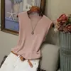 Camiseta de Tirantes de Punto sin Mangas para Mujer Primavera y Otoño, Corte Holgado, Tallas Grandes, Camisola Delgada para Usar en Capas o como Prenda Exterior