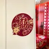 Decoração de casamento com personagens "felizes" para portas e janelas internas, arranjo de quarto de casamento de alta qualidade, conjunto de personagens 3D "felizes" em flocado espesso, coleção completa de suprimentos