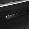 Adequado para Tesla modelo S maçaneta de porta de fibra de carbono decoração adesivo alça tampa acessórios de modificação de vapor