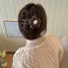 Pinza plana para el cabello que no lastima la parte posterior de la cabeza, adecuada para mujeres con cabello fino, pinza de cocodrilo elegante y exquisita, pasador versátil