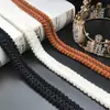 Nuevo Estilo Inspirado en Chanel Cinta Tejida Gruesa Trenzado Cruzado Hilo de Punto Encaje DIY Accesorios para Ropa Decoración de Dobladillo